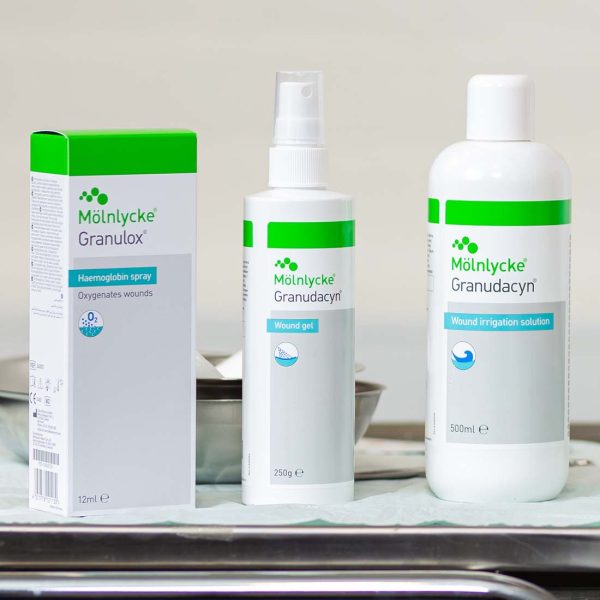Solução para limpeza do leito da ferida Granudacyn 250ml - Imagem 3